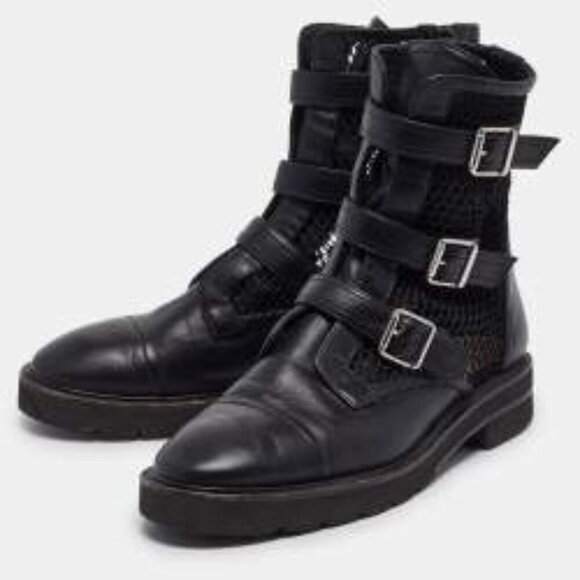 Stuart Weitzman Sydney Lift Black women's boots - Picture 5 of 13